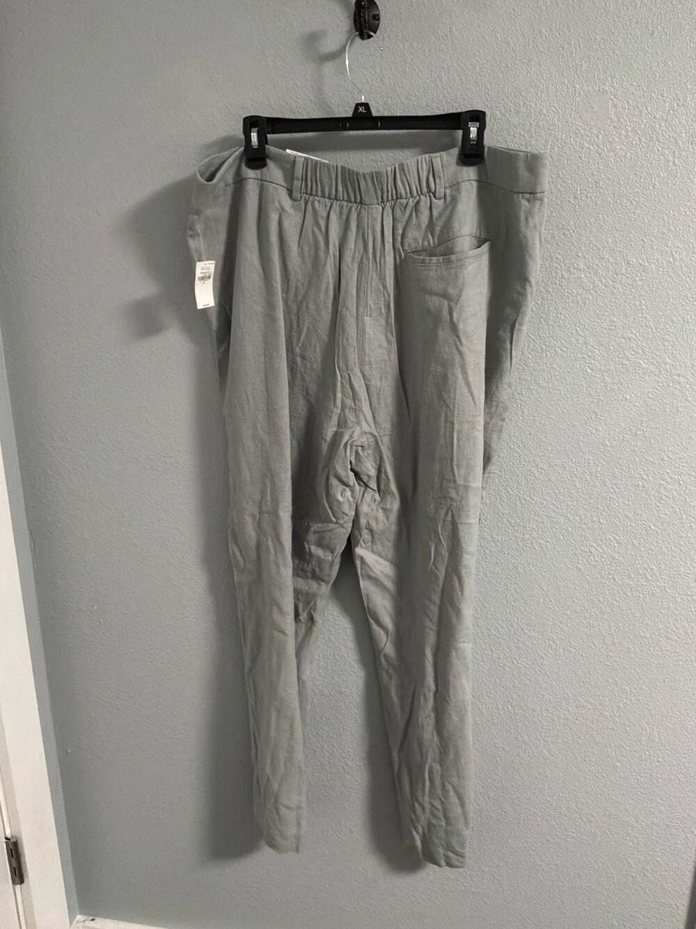Old Navy Taylor Wide Leg Trouser Size XL Gray Extra High-Rise
